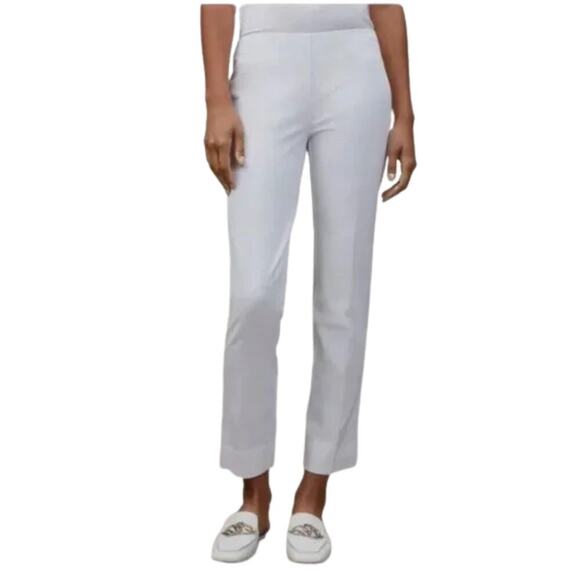 Lafayette 148 Bleecker Pants Jodhpur Cloth Cropped Ankle Pant White Size 16 - Picture 1 of 6